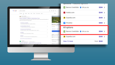 Google Hotels Free Booking Links